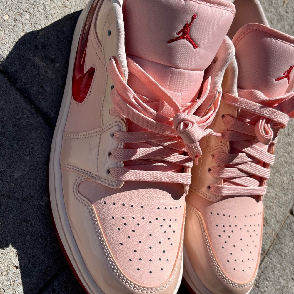 Jordan 1 Low SE "Washed Coral/Gym Red" Women's Shoe